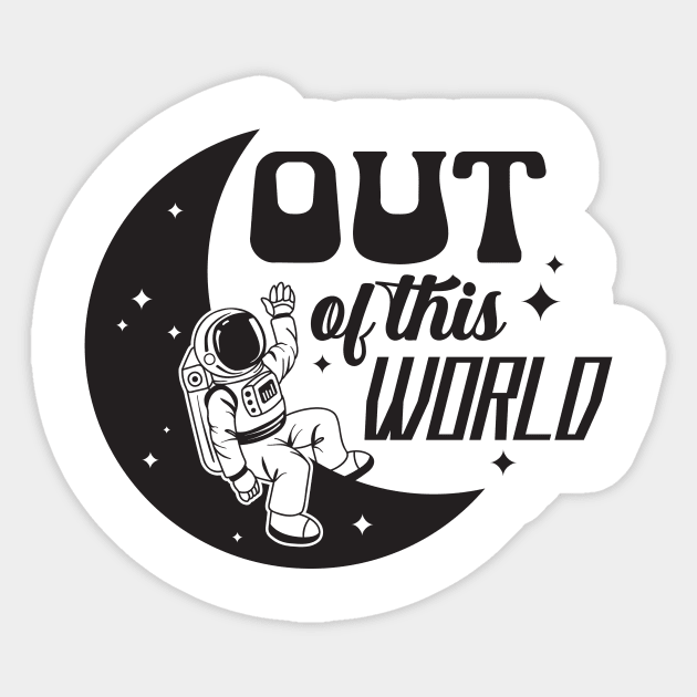 Out of this World Sticker by Things2followuhome